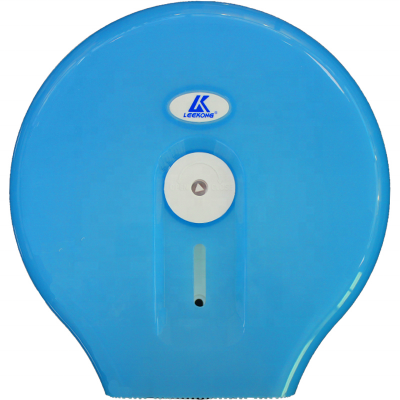 Big blue rolling plastic industrial toilet paper holder Popular seat toilet towel paper dispenser